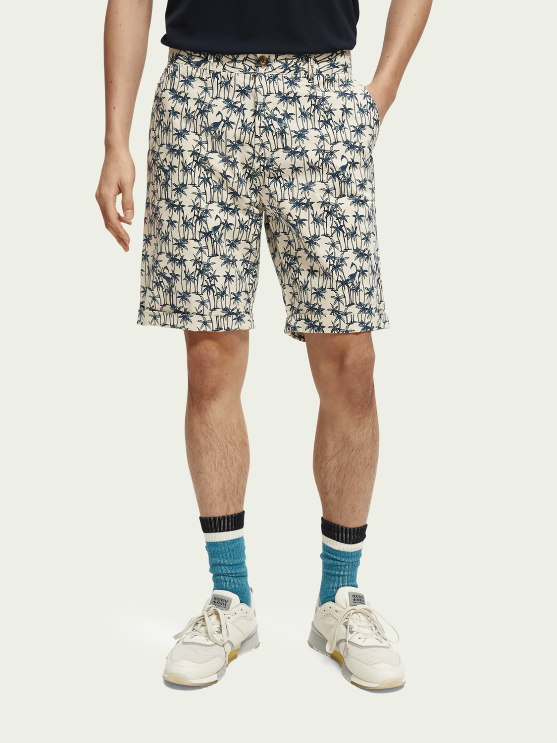 Scotch & Soda Stuart Printed Pima Cotton Short 165969