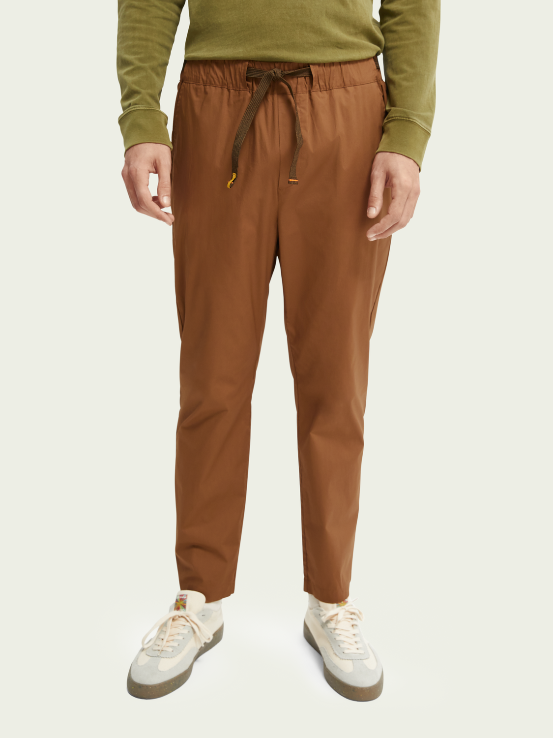 Scotch & Soda Fave Regular Tapered-fit Jogger Βαμβακερό Παντελόνι 165953