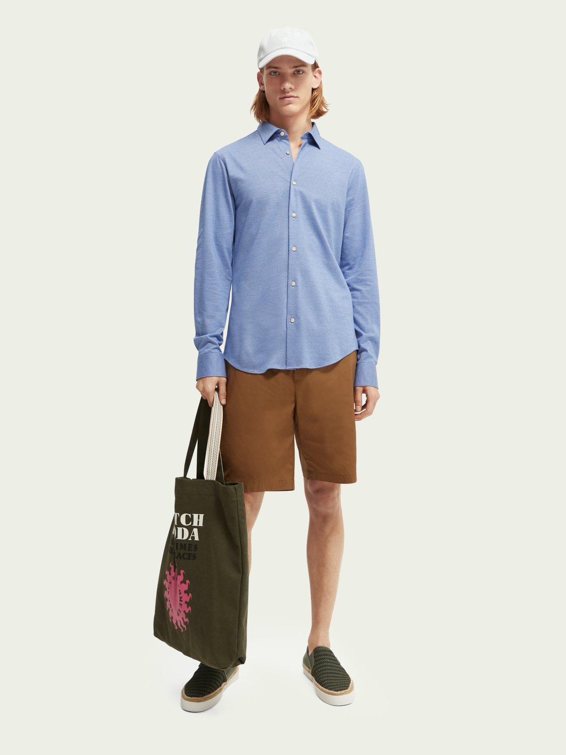 Scotch & Soda Fave poplin Βερμούδα 165904