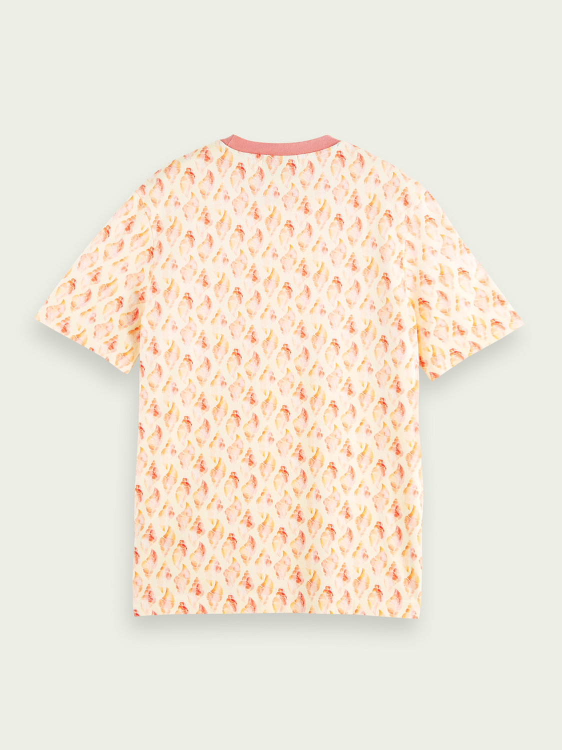 Scotch & Soda Printed Organic Crewneck T-shirt 165882