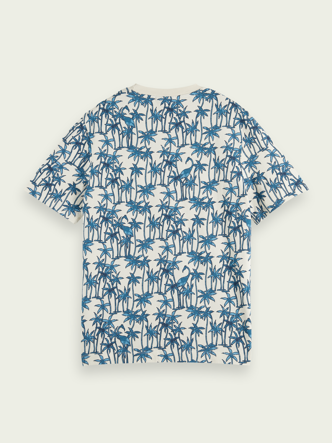 Scotch & Soda Printed Organic Crewneck T-shirt 165882-0222