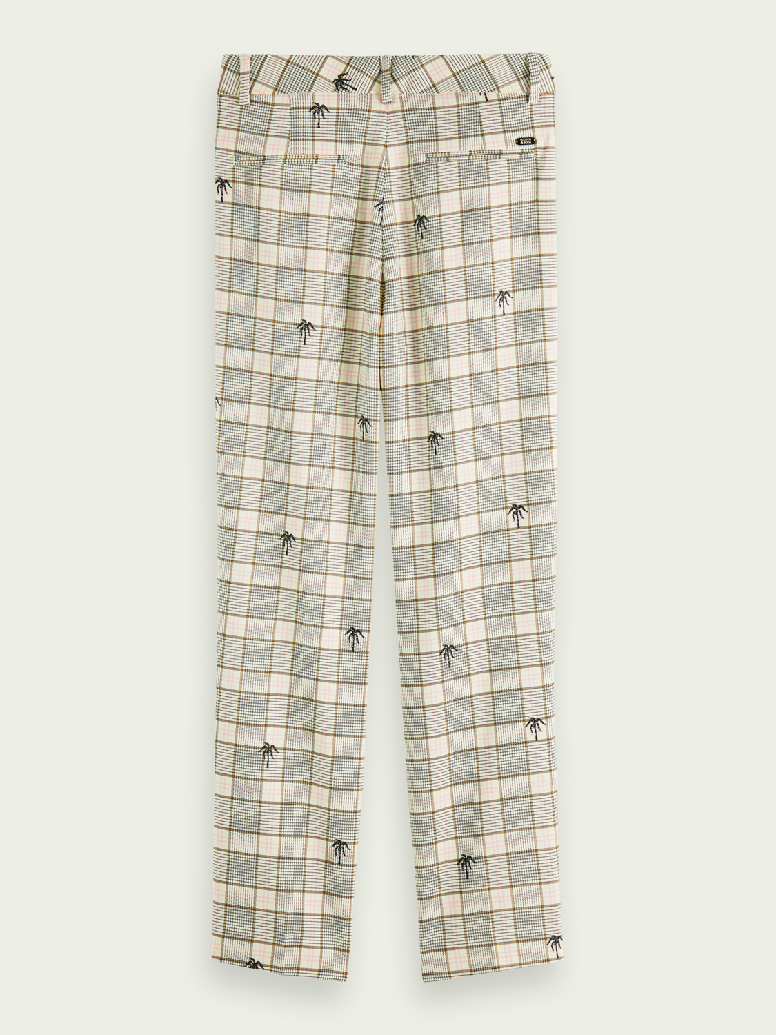 Scotch & Soda Abott Checked Regular-Fit Παντελόνι 166115