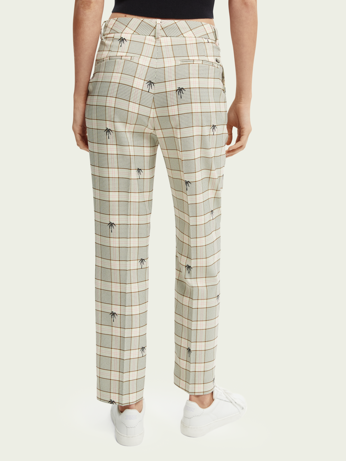 Scotch & Soda Abott Checked Regular-Fit Παντελόνι 166115