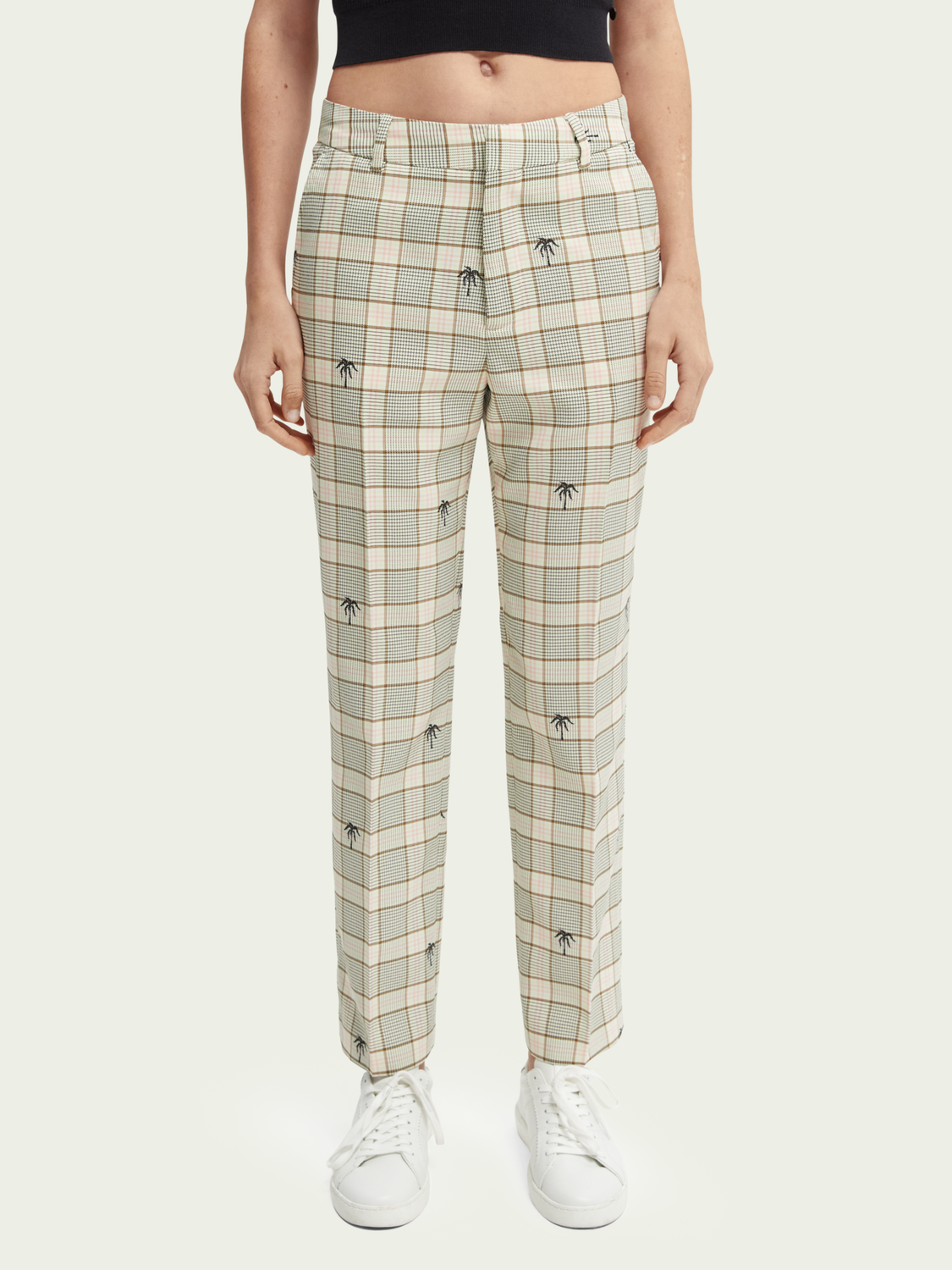 Scotch & Soda Abott Checked Regular-Fit Παντελόνι 166115