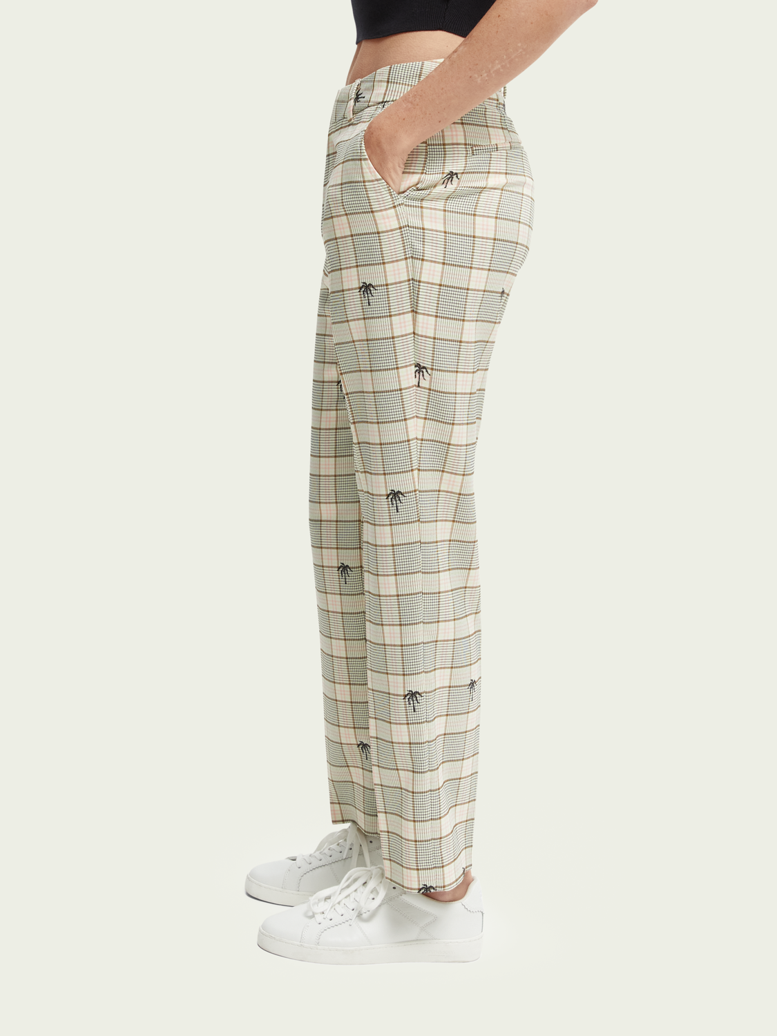 Scotch & Soda Abott Checked Regular-Fit Παντελόνι 166115