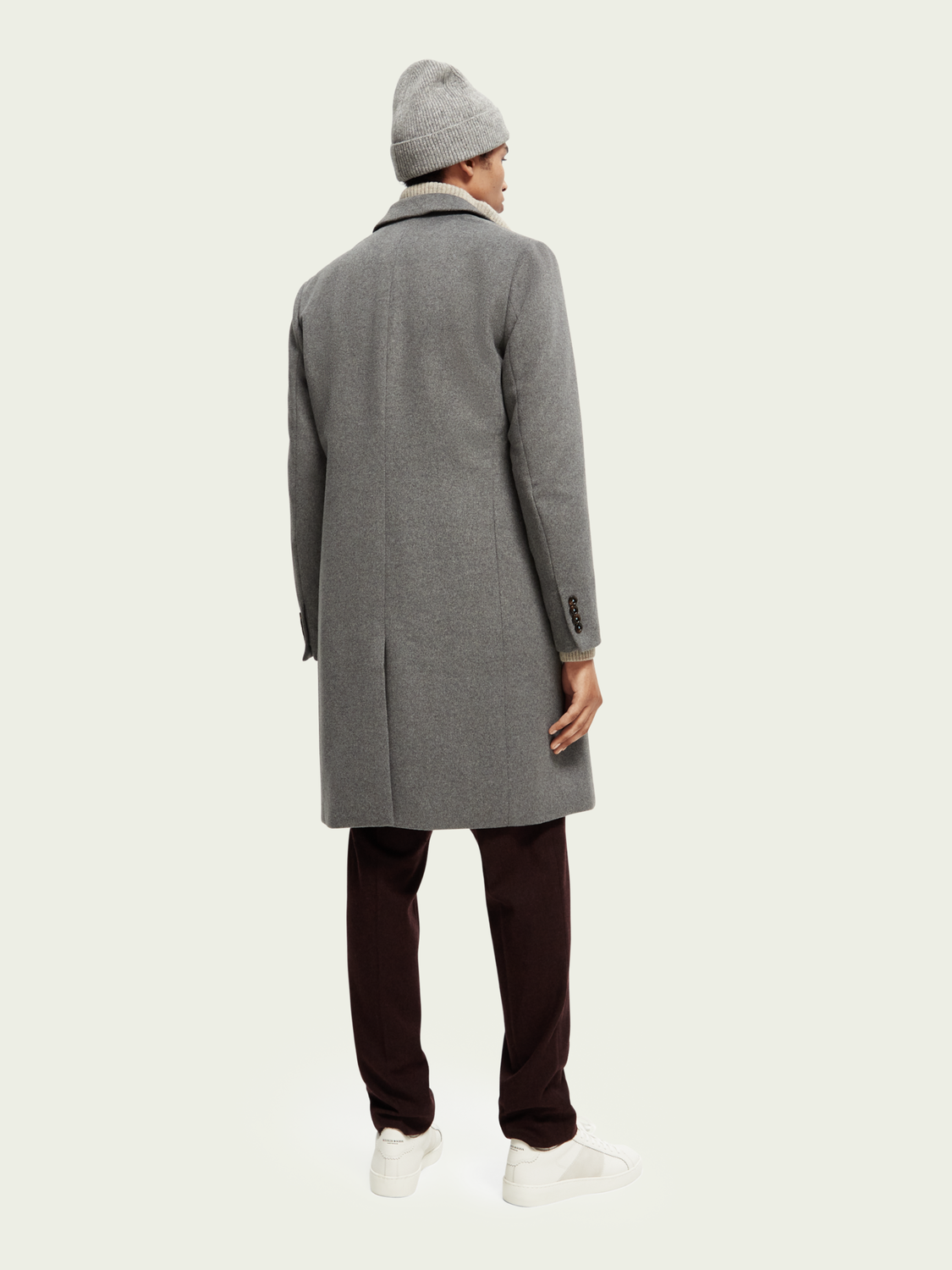 Scotch and Soda Classic wool-blend overcoat 169110