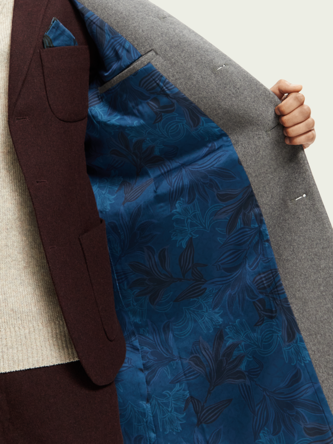 Scotch and Soda Classic wool-blend overcoat 169110