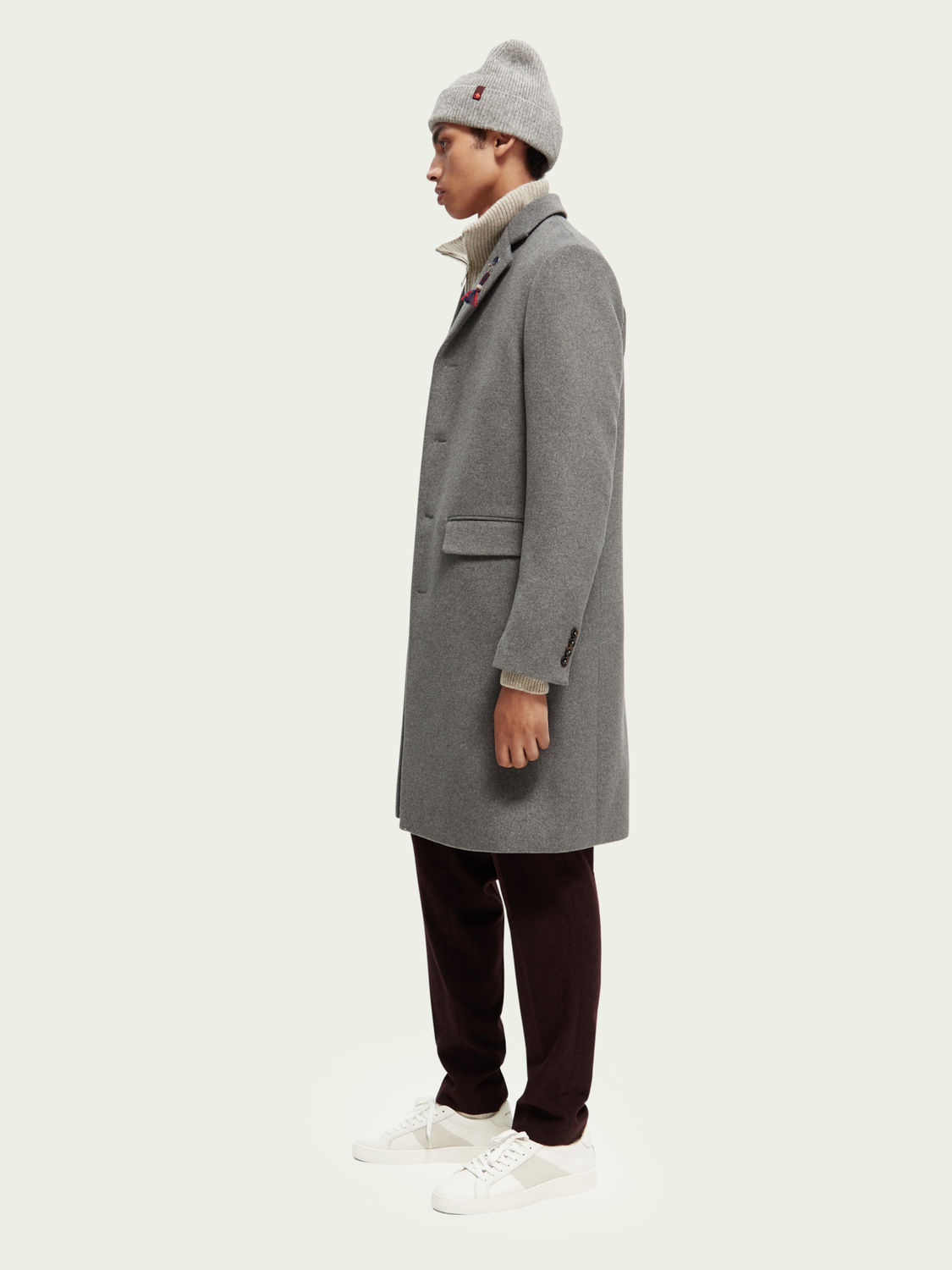Scotch and Soda Classic wool-blend overcoat 169110