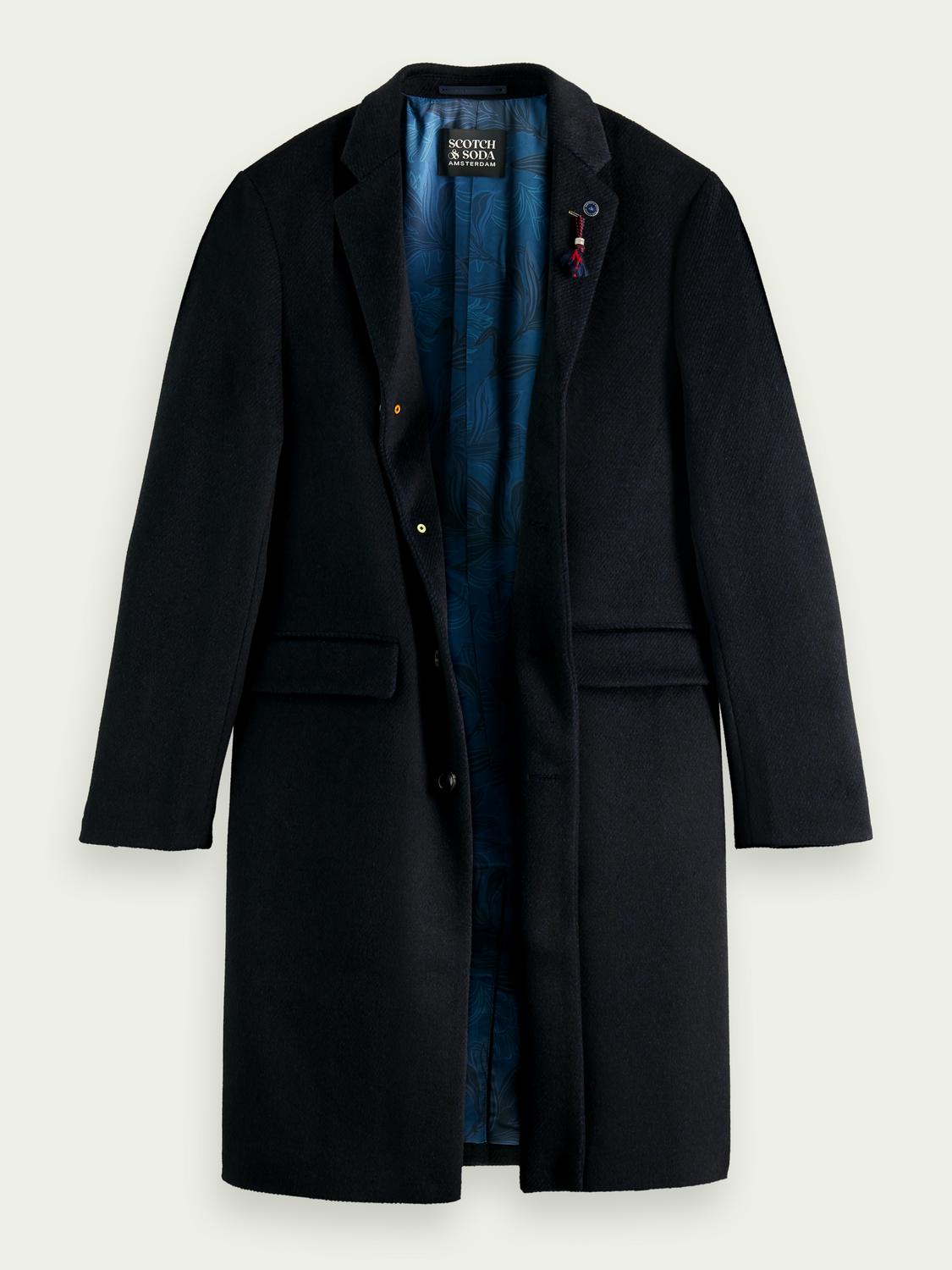 Scotch and Soda Classic wool-blend overcoat 169110