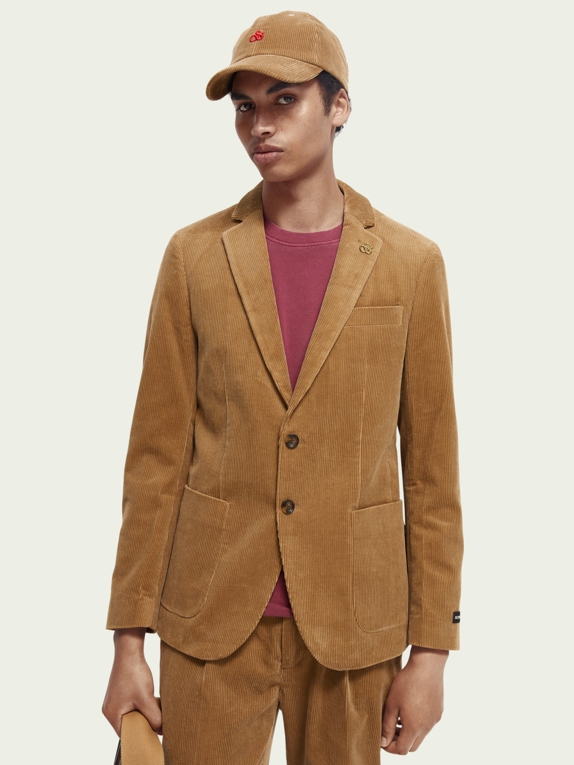 Scotch & Soda Corduroy Single-Breasted Σακάκι 169045