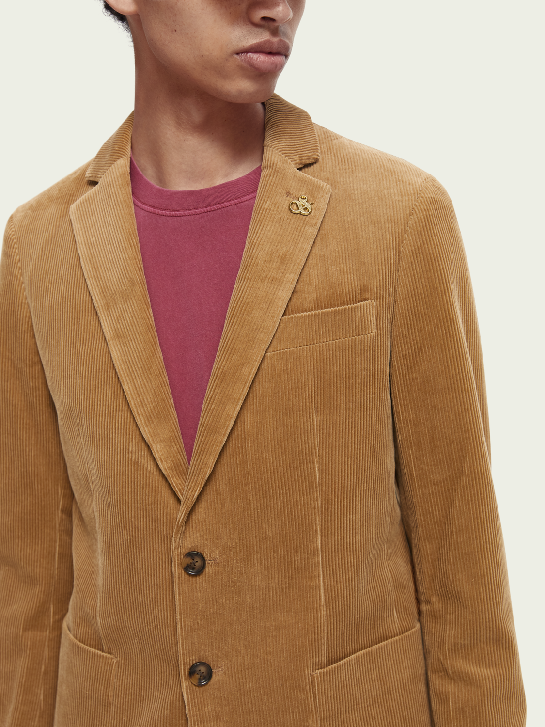 Scotch & Soda Corduroy Single-Breasted Σακάκι 169045