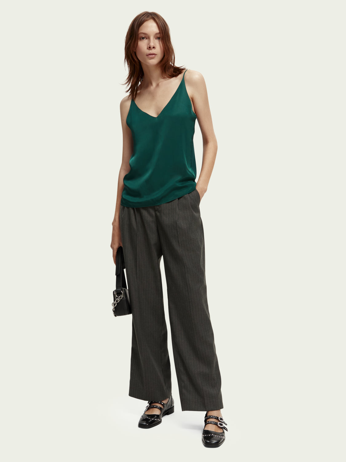 Scotch & Soda Jersey V-Neck Tank Top 169354