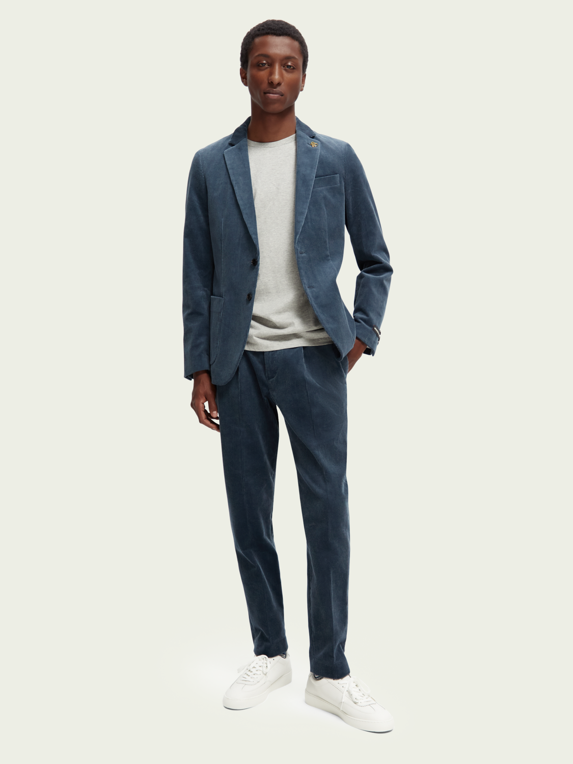 Scotch & Soda Corduroy Single-Breasted Σακάκι 169045