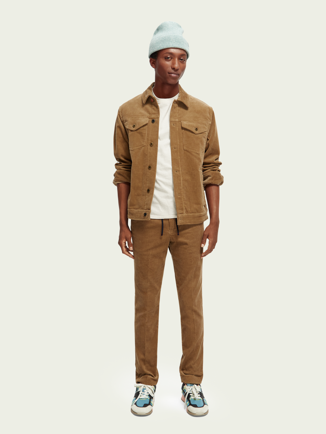 Scotch & Soda Corduroy Jogger Παντελόνι 169484