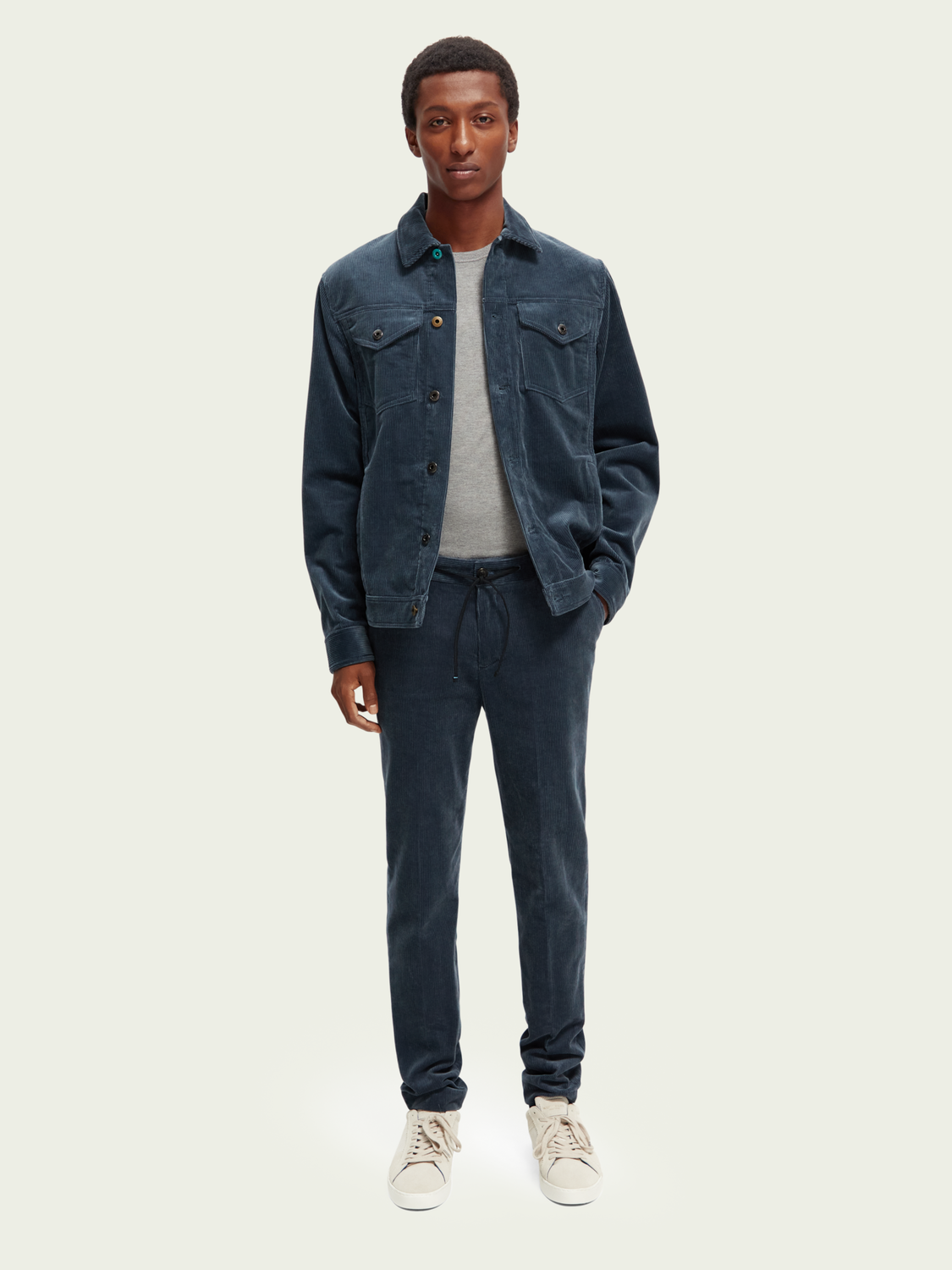 Scotch & Soda Corduroy Jogger Παντελόνι 169484