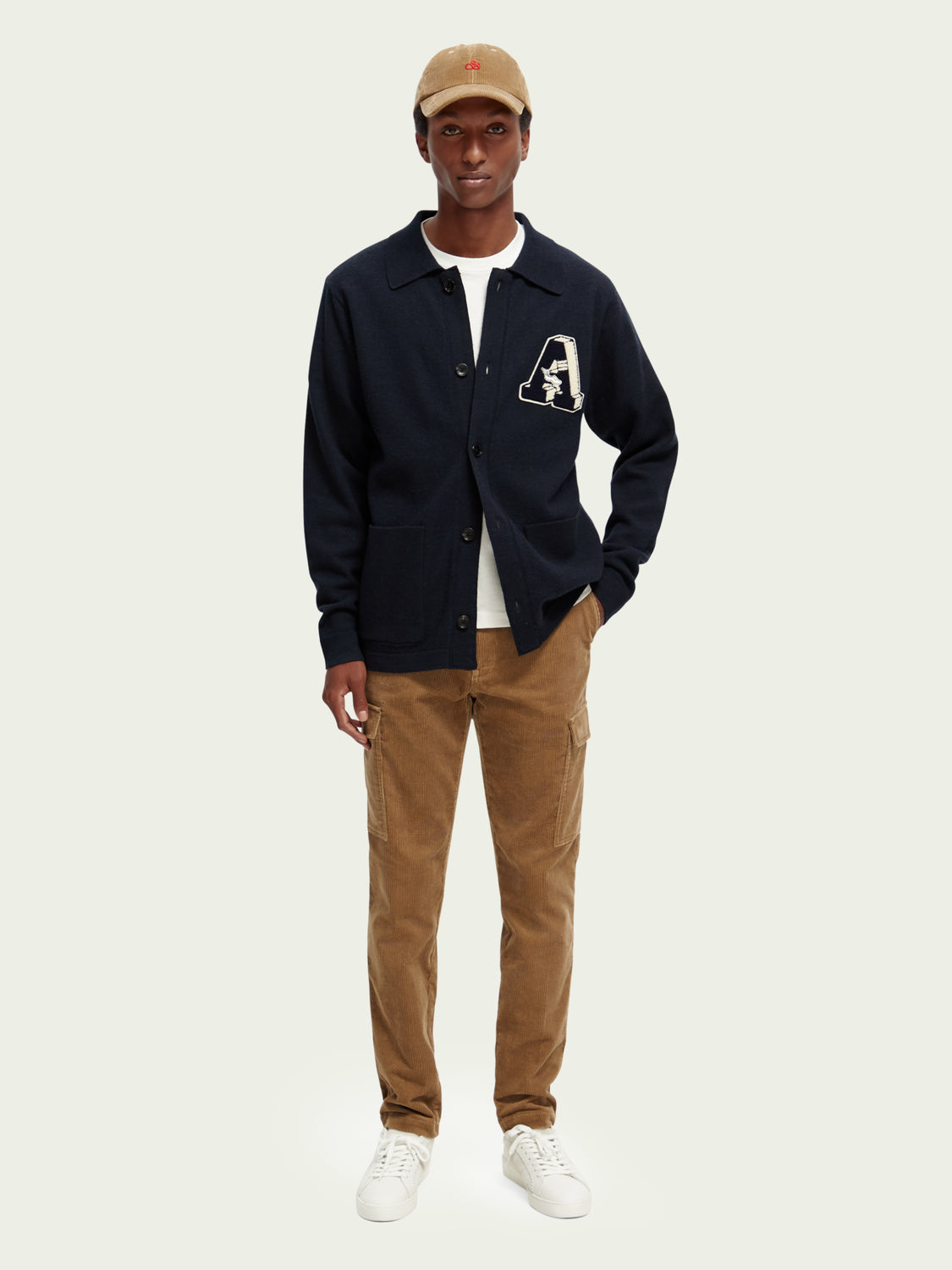 Scotch & Soda Corduroy Cargo Παντελόνι 169531