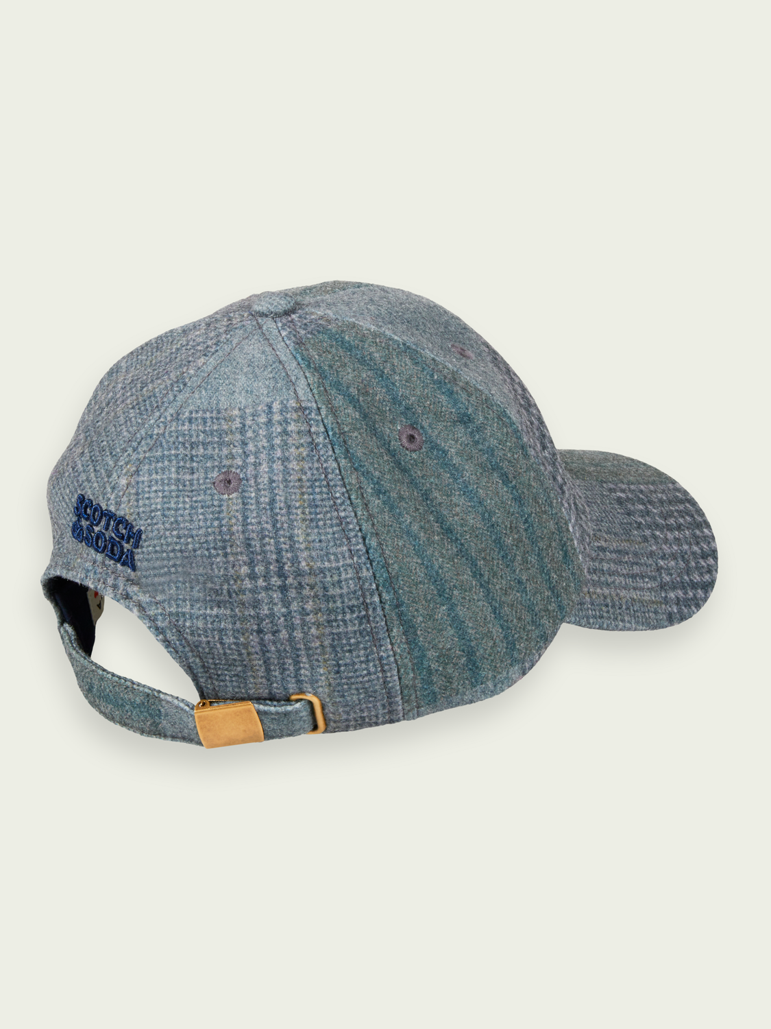 Scotch & Soda Wool-Blend Printed Check Cap 169534