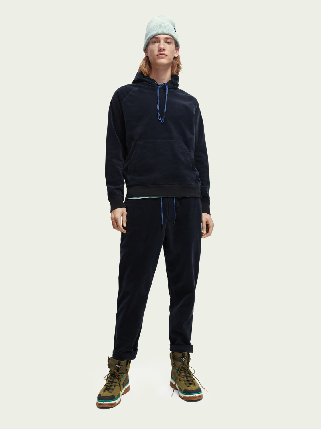 Scotch & Soda Garment-Dyed Corduroy Φούτερ 169195