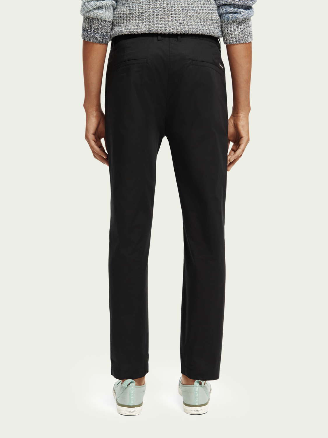 Scotch & Soda The Blake Regular Slim Fit Pleated Poplin Chino 169812