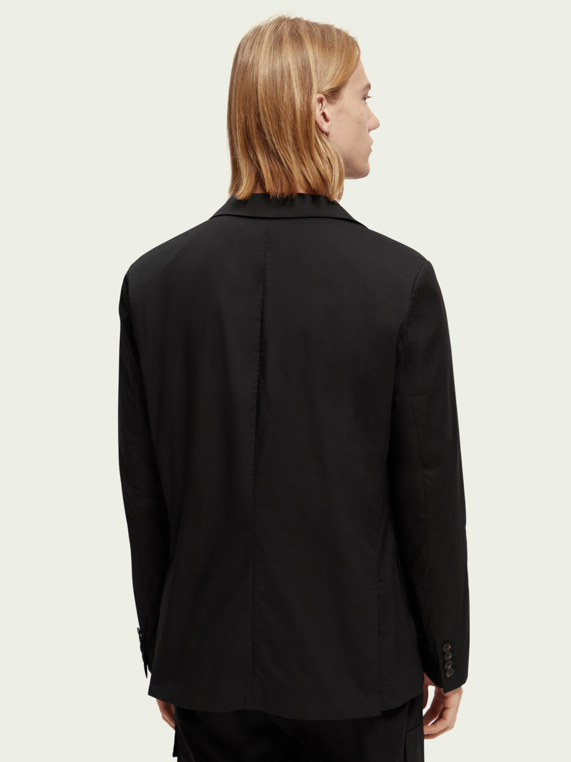 Scotch & Soda Lightweight Organic Cotton Single-Breasted Σακάκι 169782