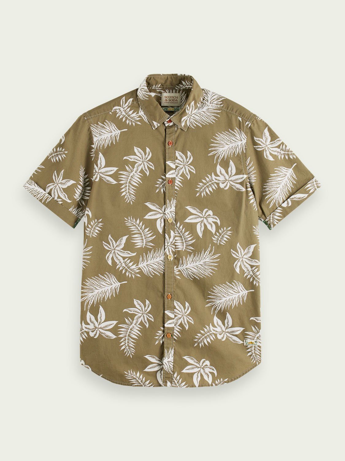 Scotch & Soda Regular Fit Printed Poplin Shirt 172477