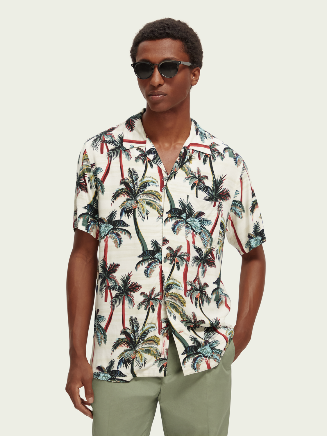 Scotch & Soda Printed Camp Πουκάμισο 171643