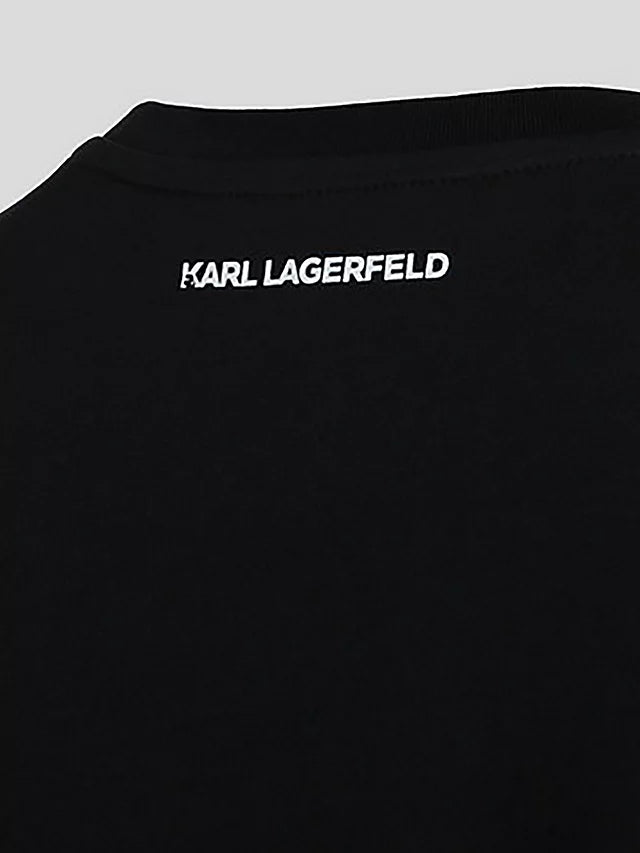 Karl Lagerfeld Rhinestone Logo T-Shirt 240W1700