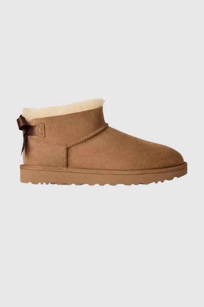 UGG Ultra Mini Bailey Bow Μποτάκι Κοντό 1185491