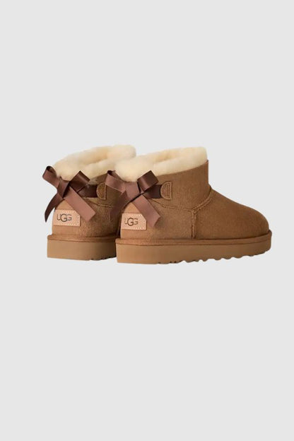 UGG Ultra Mini Bailey Bow Μποτάκι Κοντό 1185491