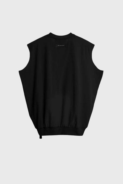 MWM Teddy Bear Flock Patch Oversized Tank Top MW092010436