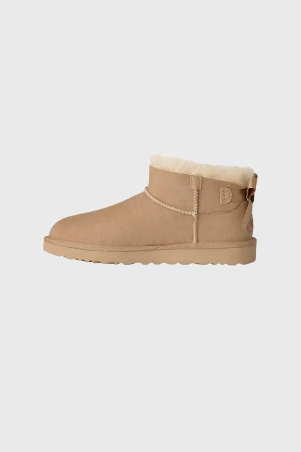 UGG Ultra Mini Bailey Bow Μποτάκι Κοντό 1185491