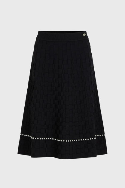 Karl Lagerfeld Pearl Detail Knit Skirt B3W12017