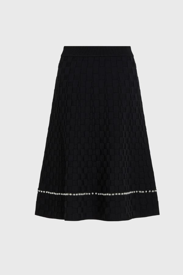 Karl Lagerfeld Pearl Detail Knit Skirt B3W12017