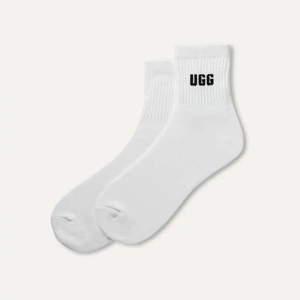 Ugg Quinlin Logo Quarter 2 Pack Socks 1171623