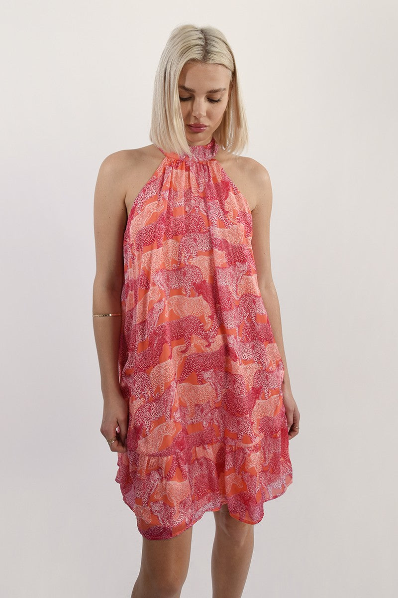 Molly Bracken Mini Flare printed Φόρεμα R1682BE