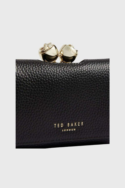Ted Baker Rose Detail Leather Small Bobble Purse S283899-WXL-ROOSA