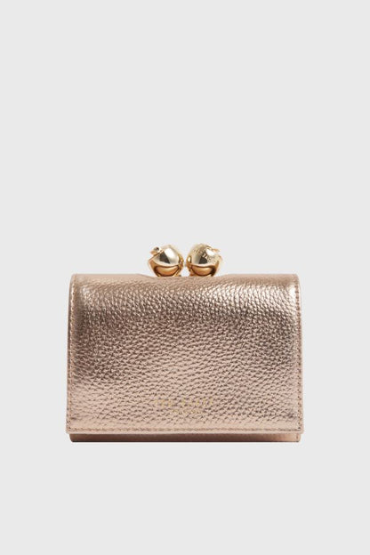 Ted Baker Rose Detail Leather Small Bobble Purse S281671