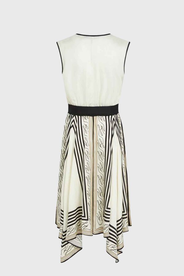 Karl Lagerfeld Scarf Print Dress B2W13030