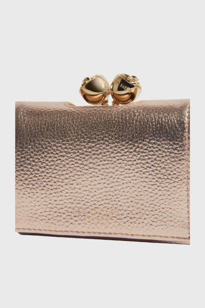 Ted Baker Rose Detail Leather Small Bobble Purse S281671