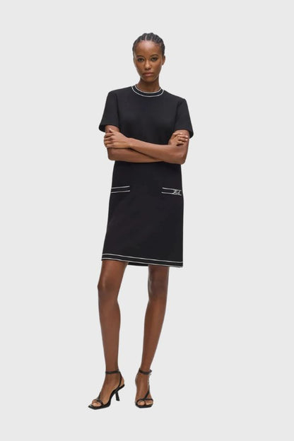 Karl Lagerfeld Logo Jersey Dress B3W13031
