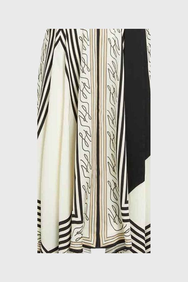 Karl Lagerfeld Scarf Print Dress B2W13030