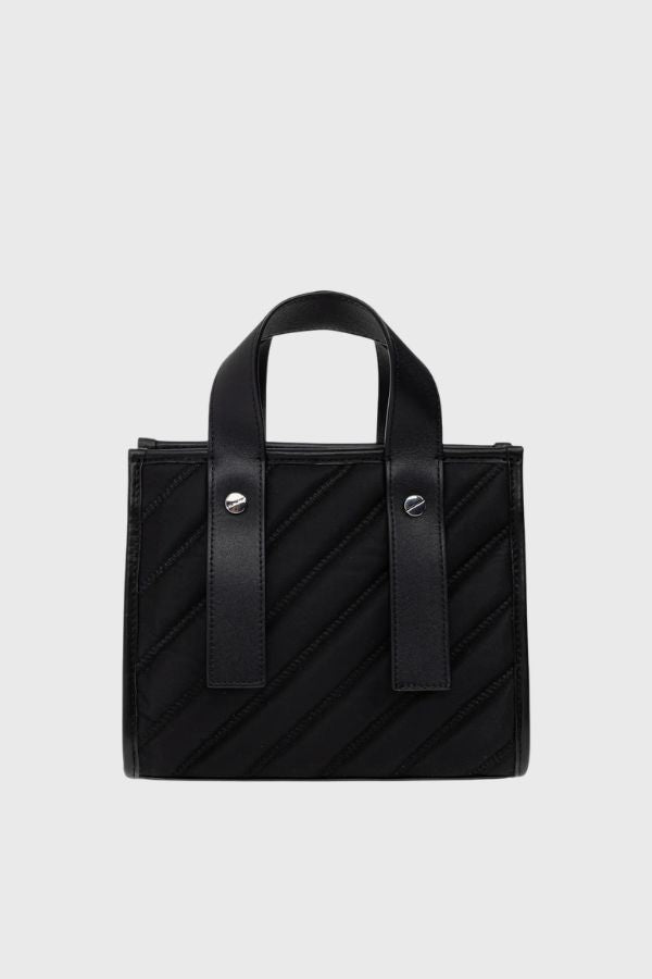 Off White Quilting Tote Bag Nylon OWWNA13F26FB01