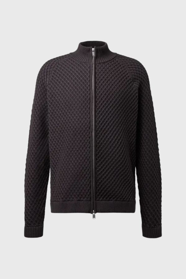 Drykorn Kerao Zip Cardigan With Stand-up Collar 422145