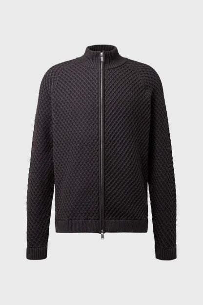 Drykorn Kerao Zip Cardigan With Stand-up Collar 422145