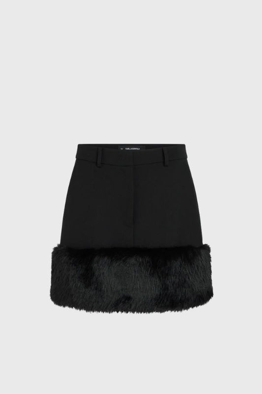 Karl Lagerfeld Embellished Knit Cardigan Skirt B4W12006