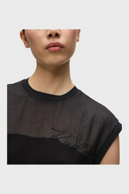 Karl Lagerfeld Signature T-Shirt Dress B2W13033