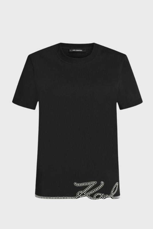 Karl Lagerfeld Signature Hem T-Shirt B3W17065