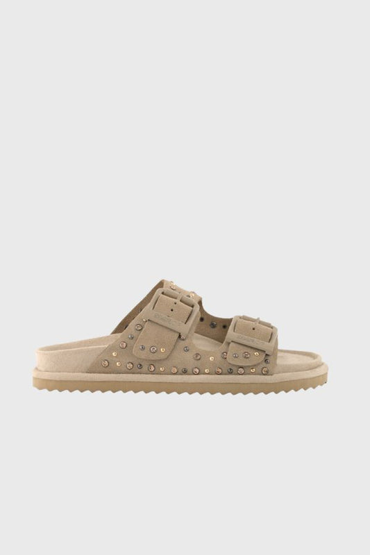 Colors of California Slofiw Suede Sandal With Rhinestones HC BIOW05N