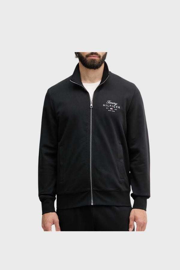 Tommy Hilfiger Script Stack FZ Stand Collar MW0MW43219