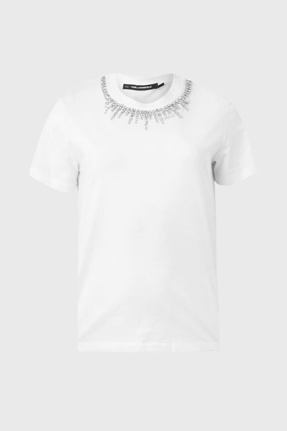 Karl Lagerfeld Embellishment T-Shirt B2W17017